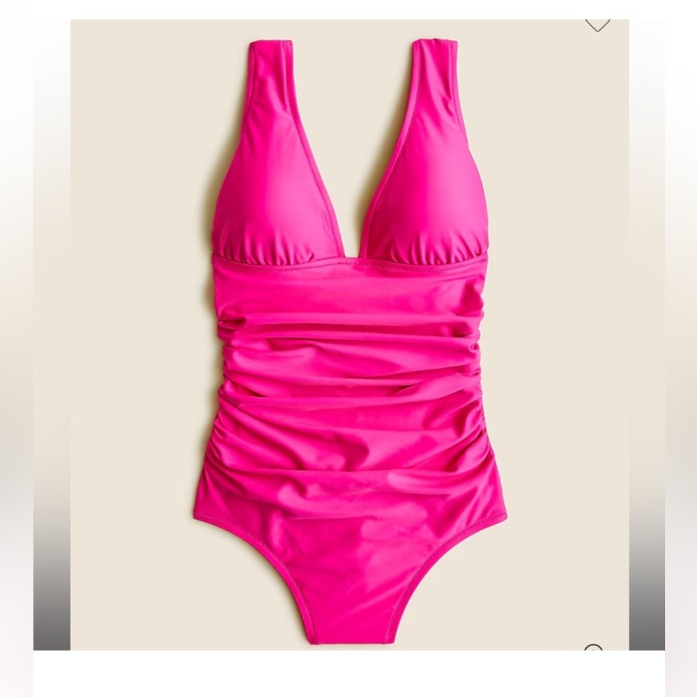 ✨NWT~J.Crew Ruched One Piece✨ - Picture 10 of 10